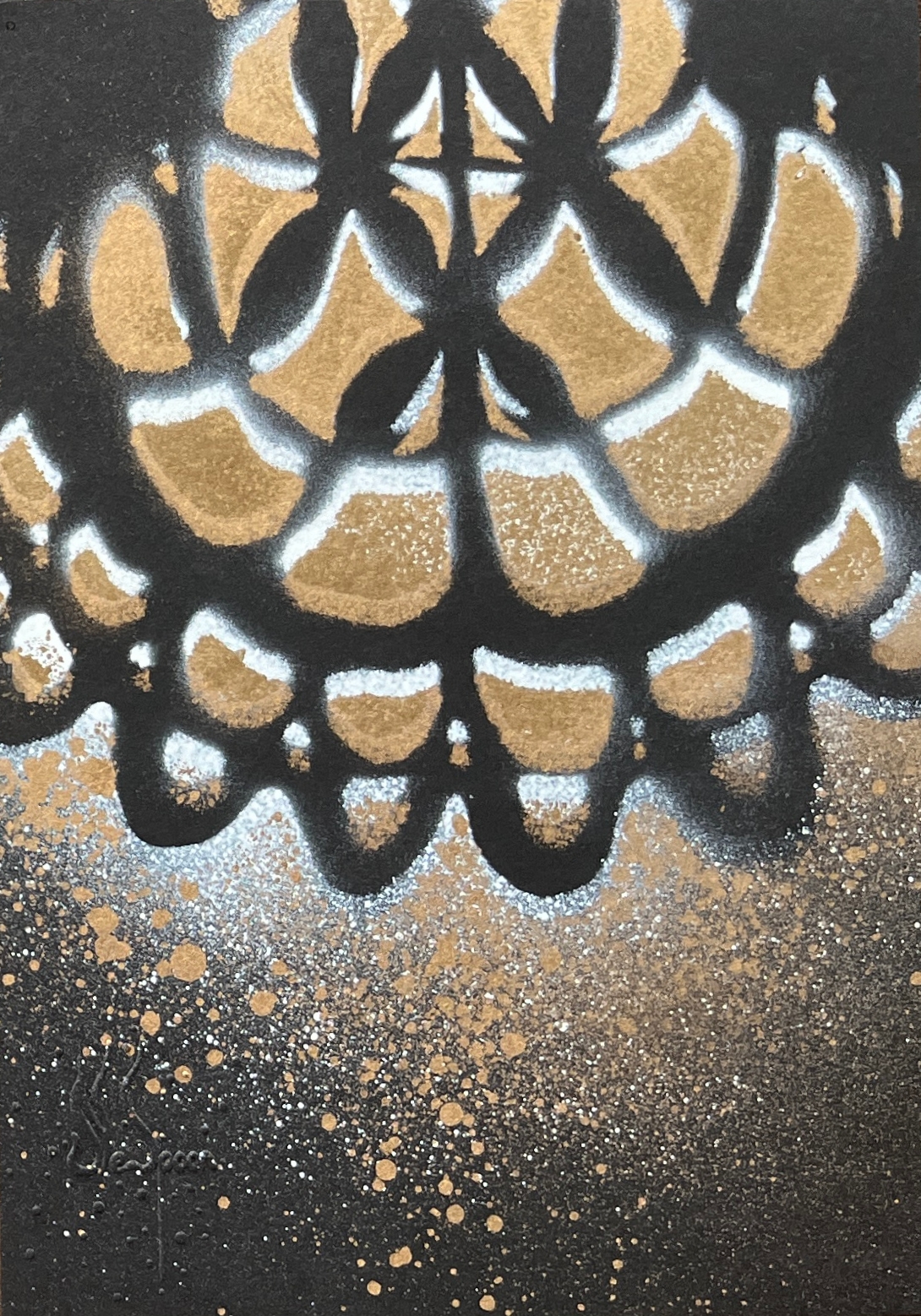"Brussels 3" | stencil print
