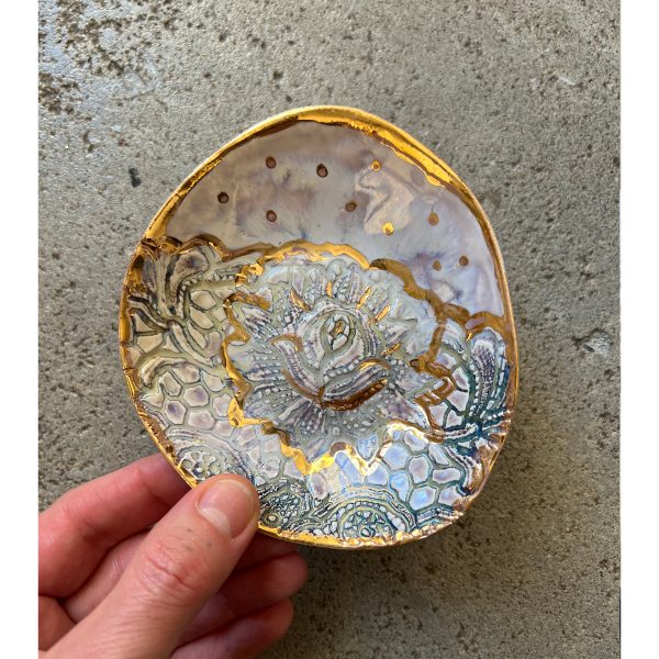 Jewellery plate "Pearl Lotus" - Image 5